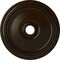 Ekena Millwork Diane Ceiling Medallion (Fits Canopies up to 6 1/4"), Hnd-Painted Bronze, 24"OD x 3 5/8"ID x 1 1/4"P CM24DIBZS - alternate 1